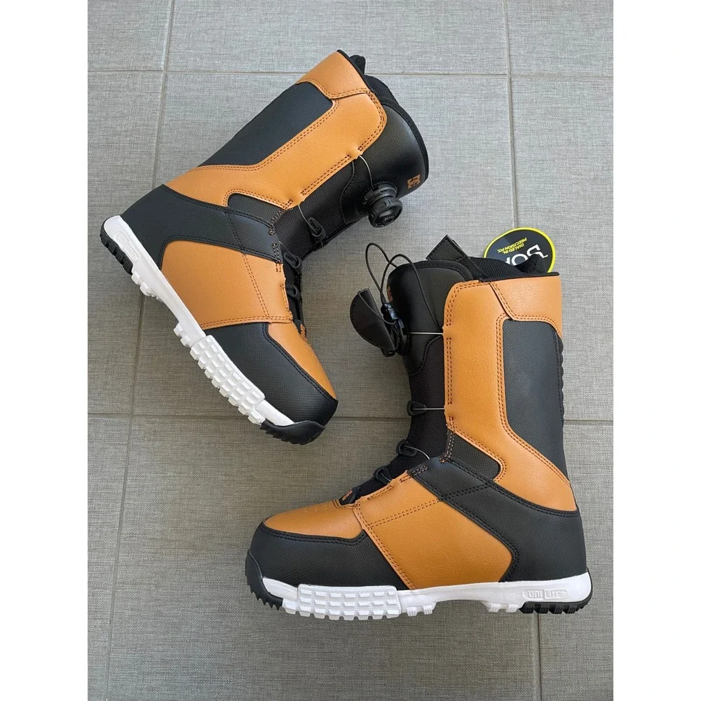 DC‎ Control BOA Snowboard Boots Men's 8 Wheat Black NEW Winter Outdoors Snow